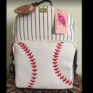 Betsey Johnson Baseball Backpac